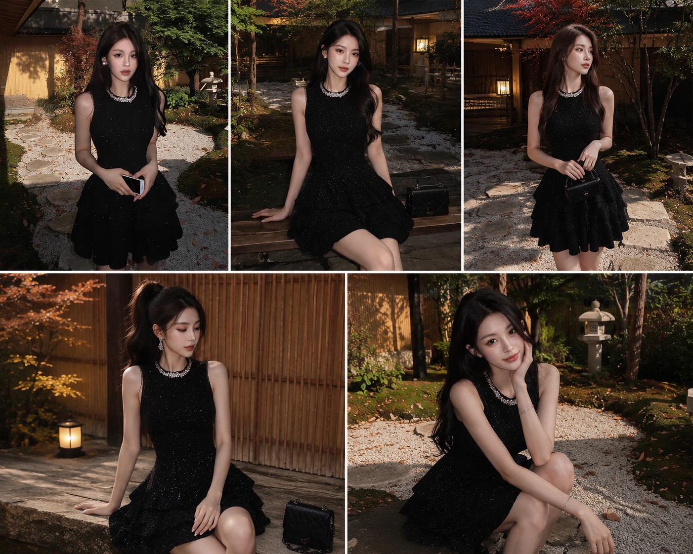 Sleeveless Sparkling party dress