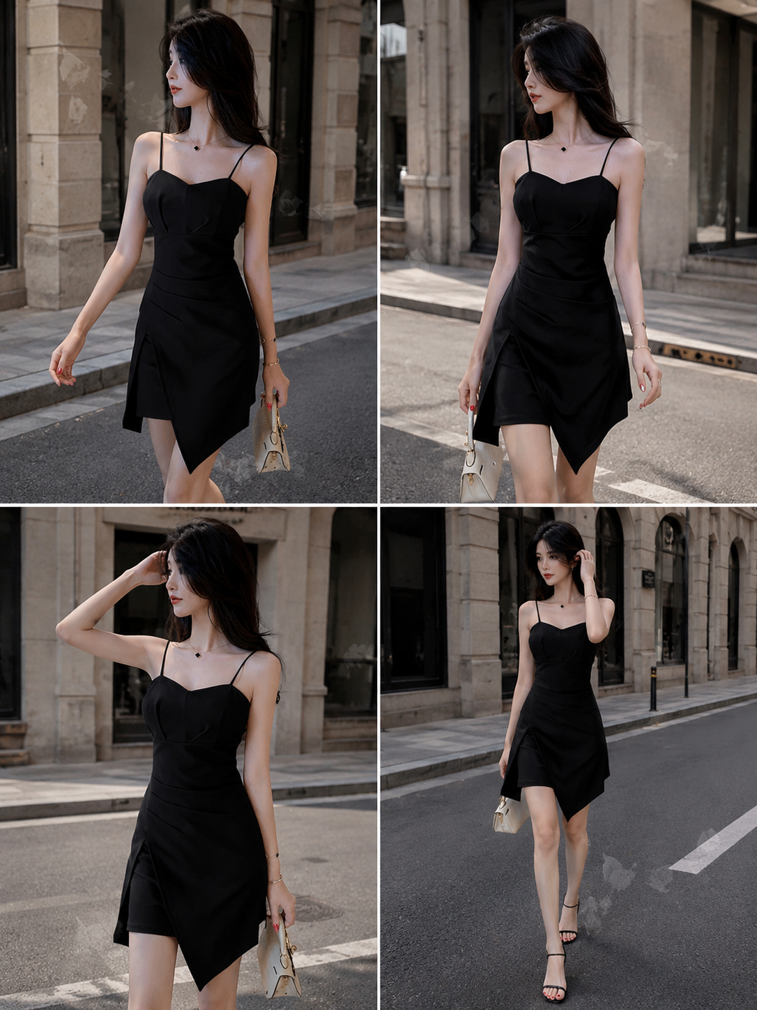 Black Swan Asymmetric Dress