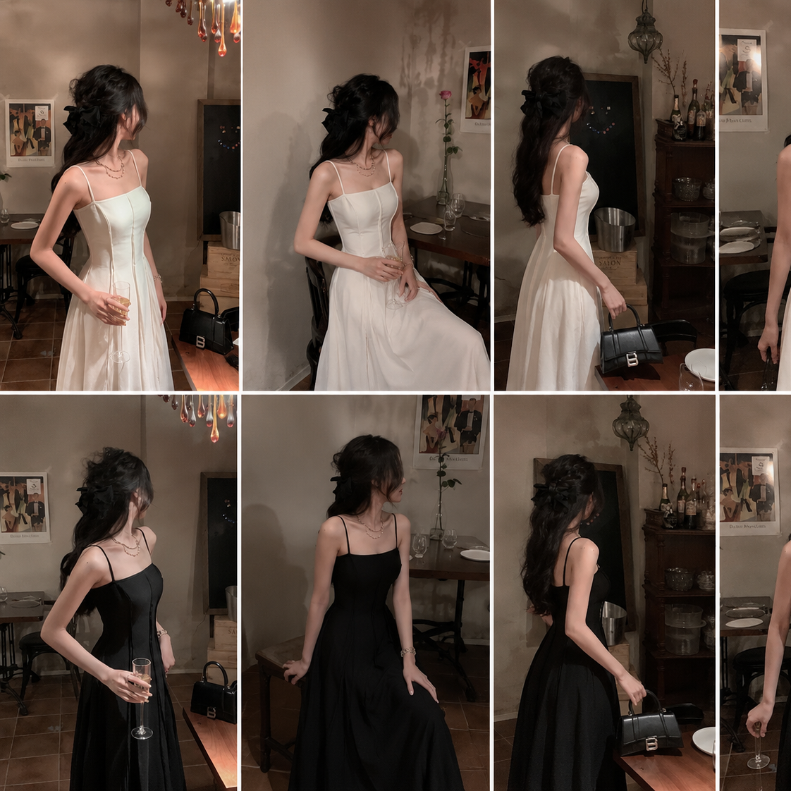 Spaghetti Strap Long Dress