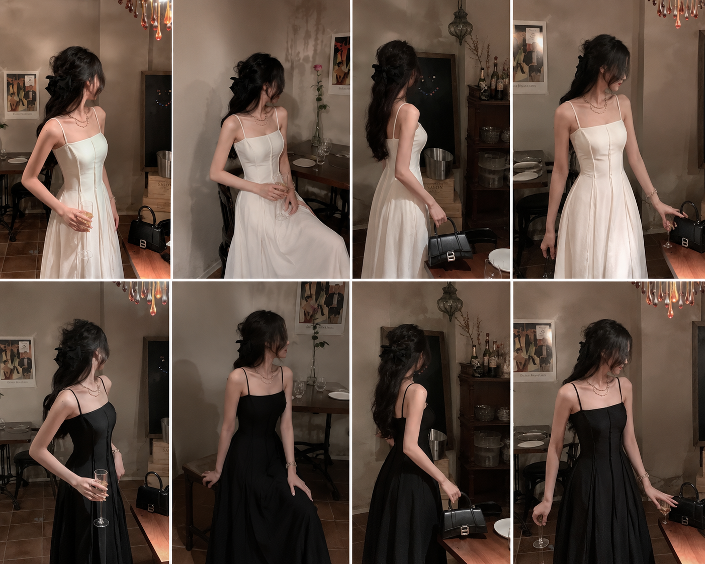 Spaghetti Strap Long Dress