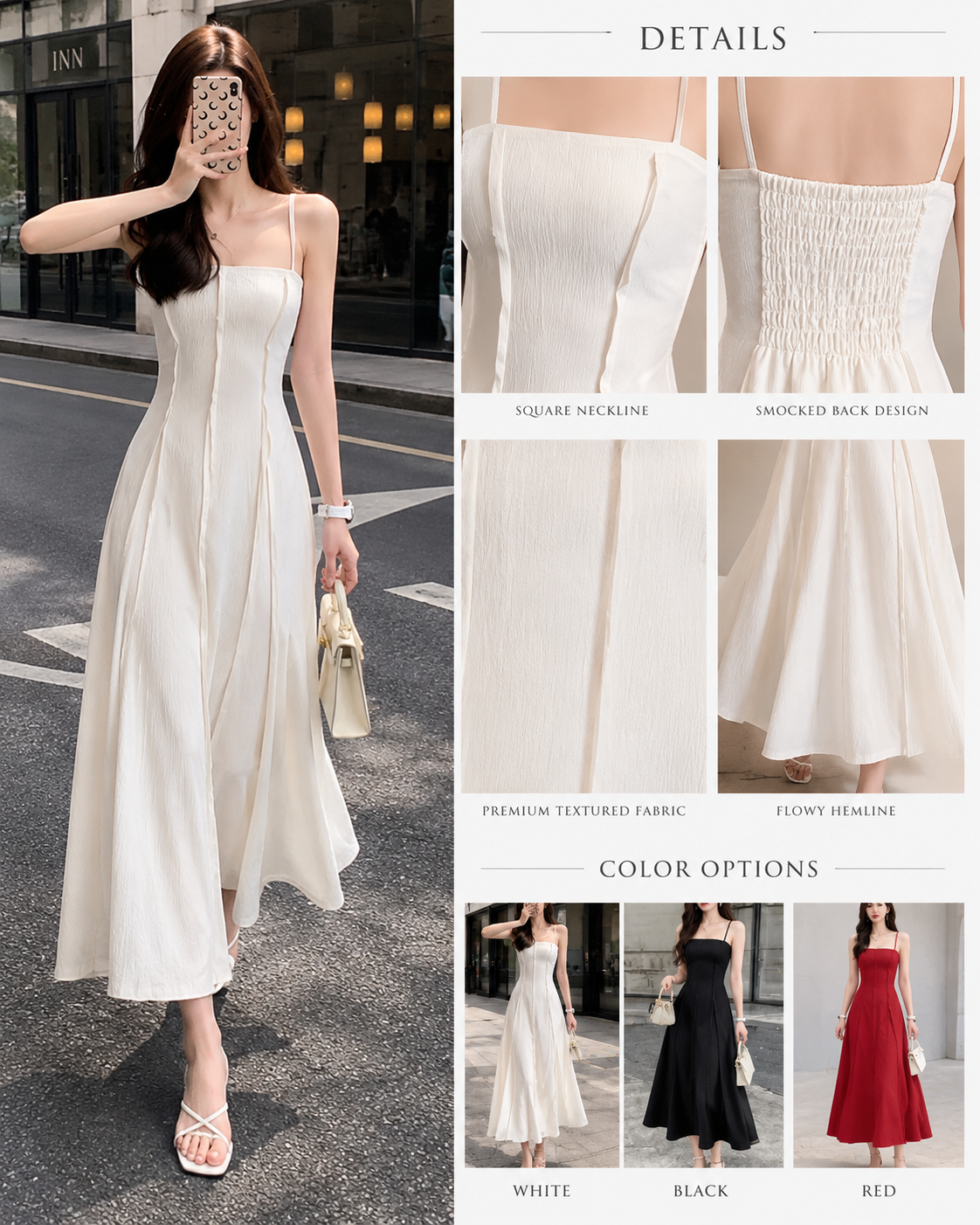 Spaghetti Strap Long Dress