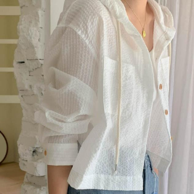 Lightweight Casual Hooded Jacket
