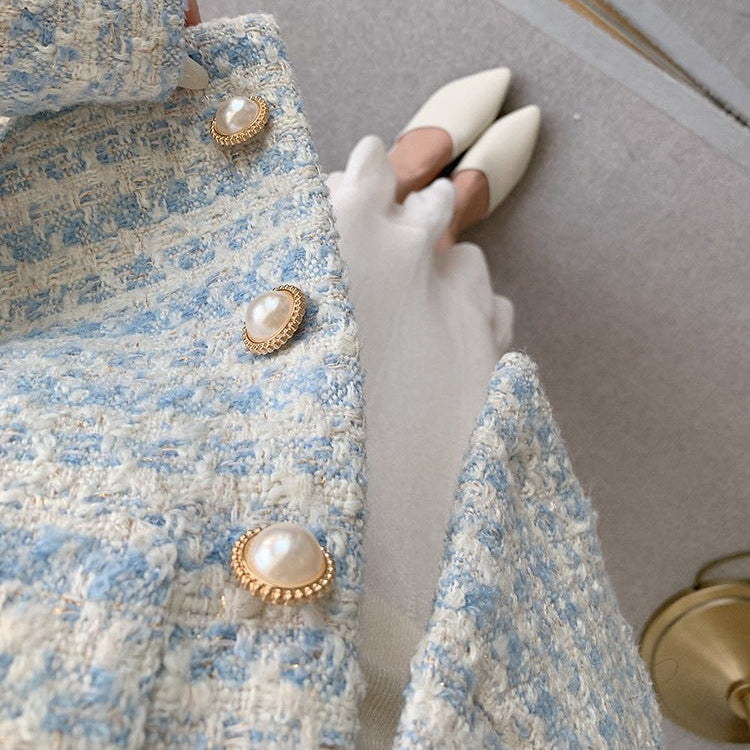 Sky Pearl Tweed Jacket