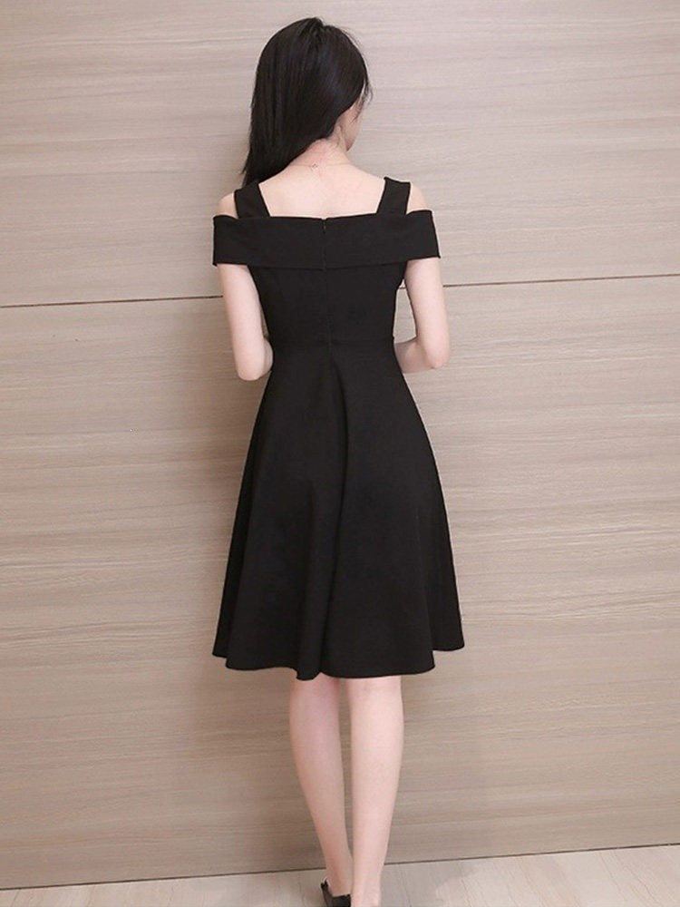 Off-Shoulder Cocktail Dress