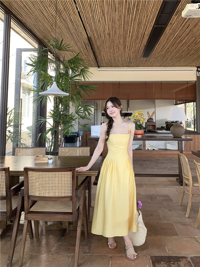 Yellow Elegant Maxi Dress