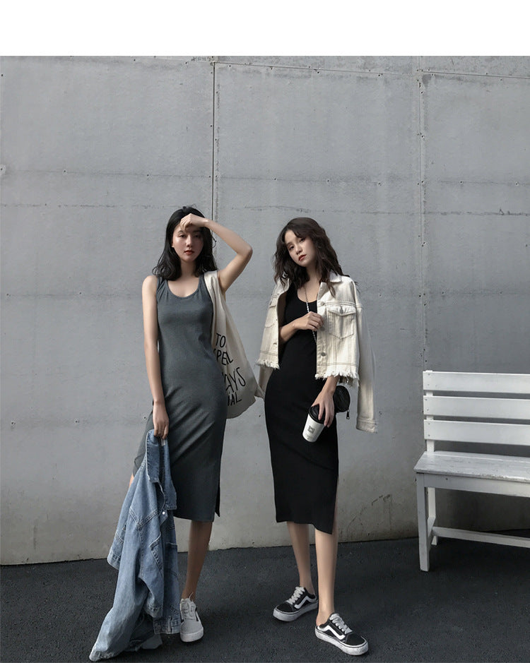 Spaghetti Strap Sheath Dress