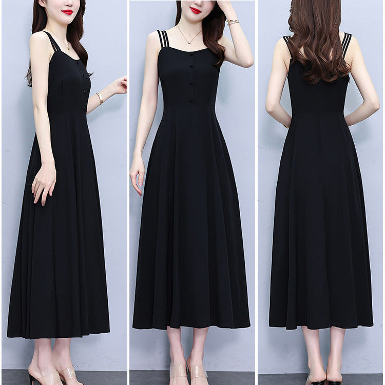 Triple Strap A-Line Dress