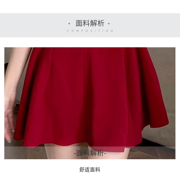 French-Style Strappy Mini Dress