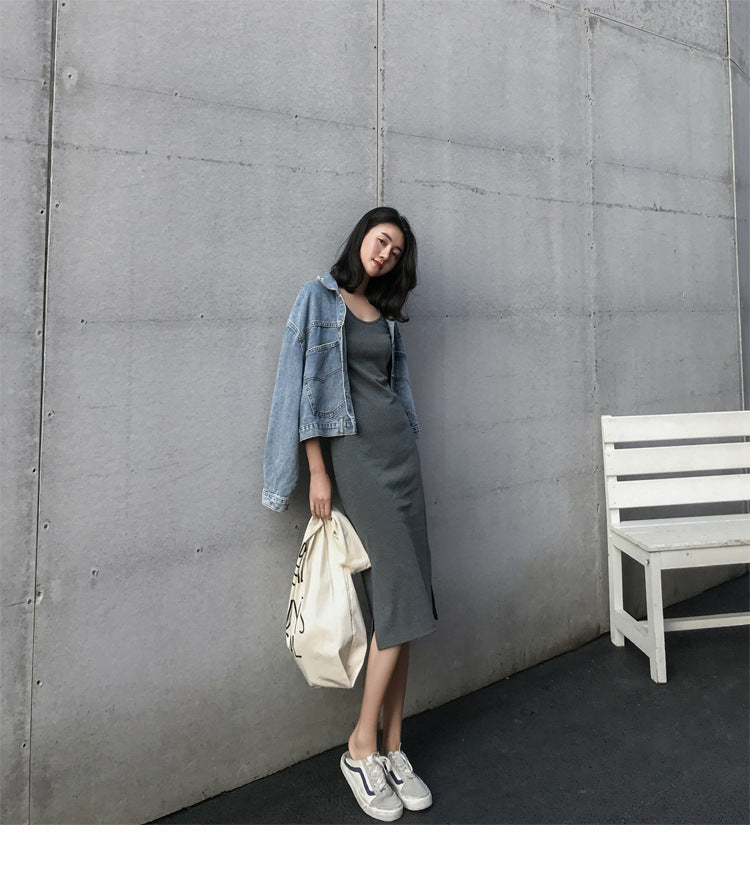 Spaghetti Strap Sheath Dress