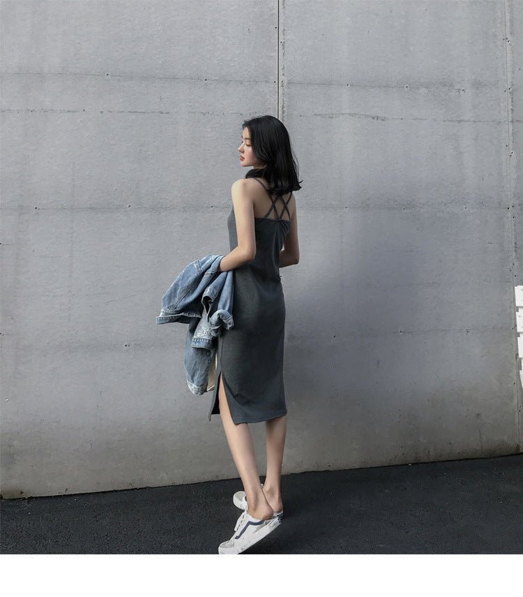Spaghetti Strap Sheath Dress
