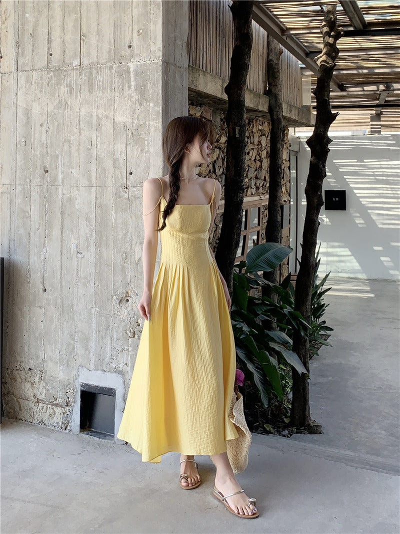 Yellow Elegant Maxi Dress