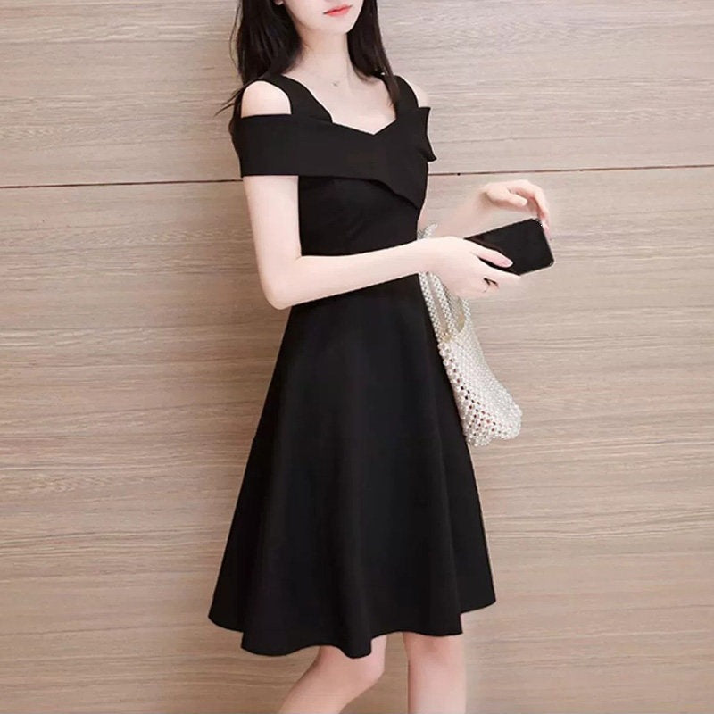 Off-Shoulder Cocktail Dress