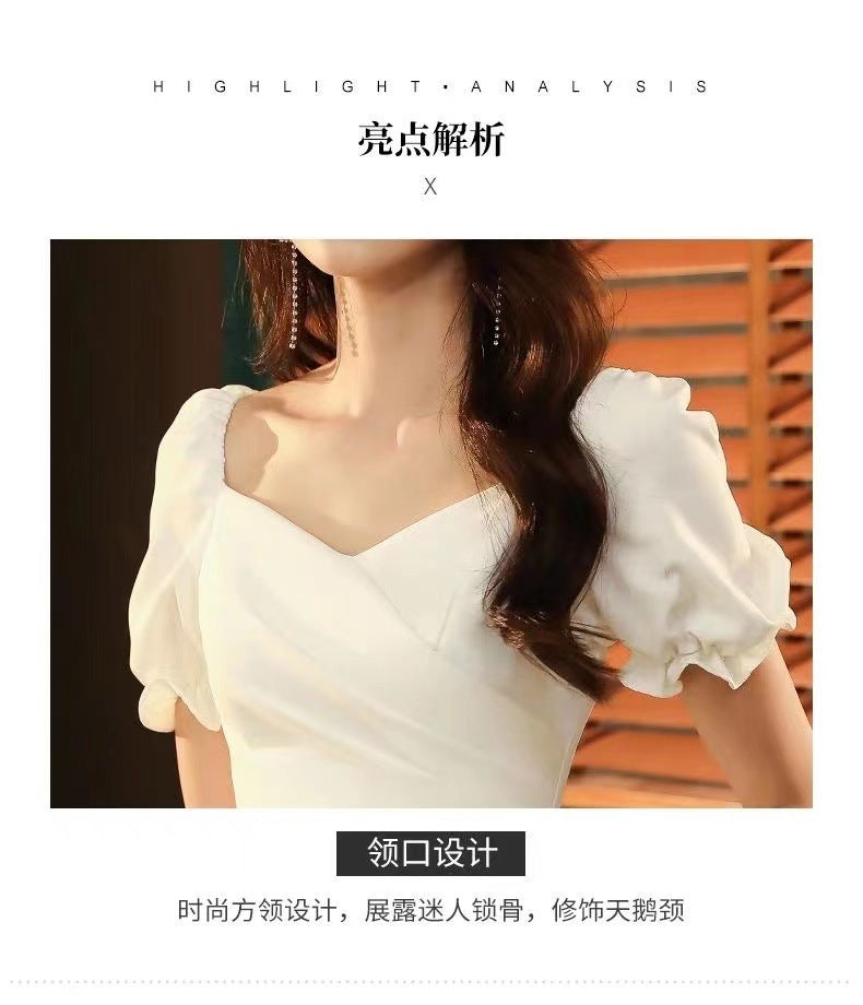 Ruffled sweetheart neckline