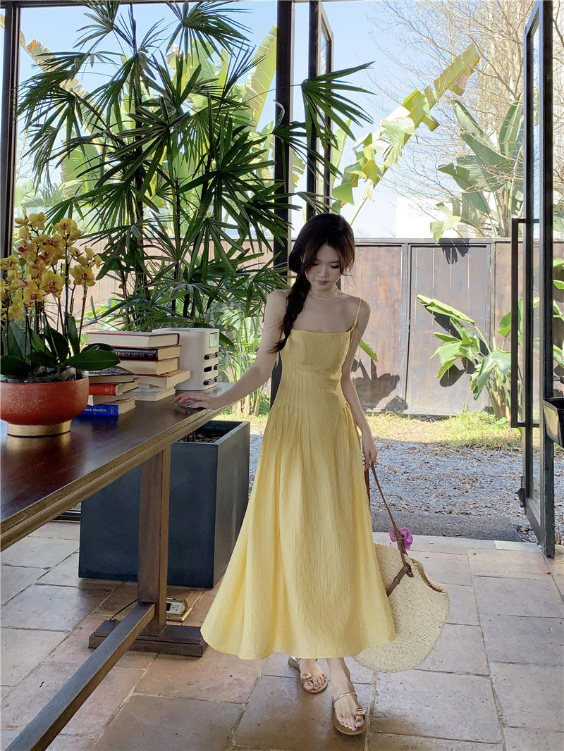 Yellow Elegant Maxi Dress