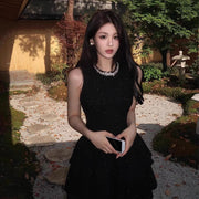 Sleeveless Sparkling party dress