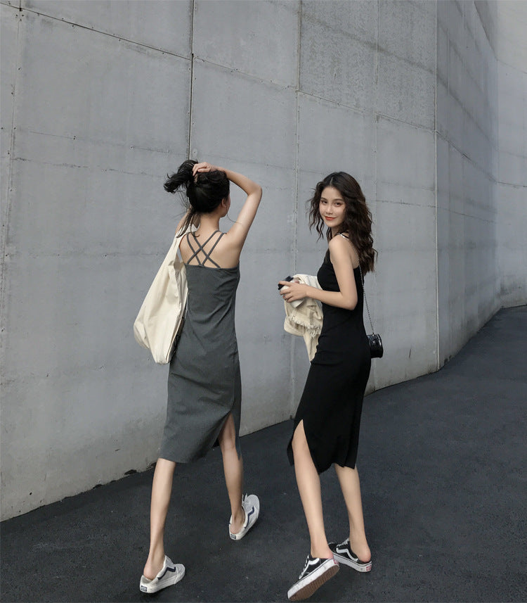 Spaghetti Strap Sheath Dress
