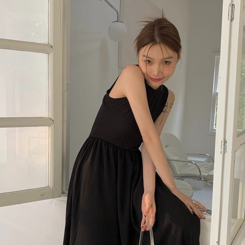 Cut Out Back long Dress