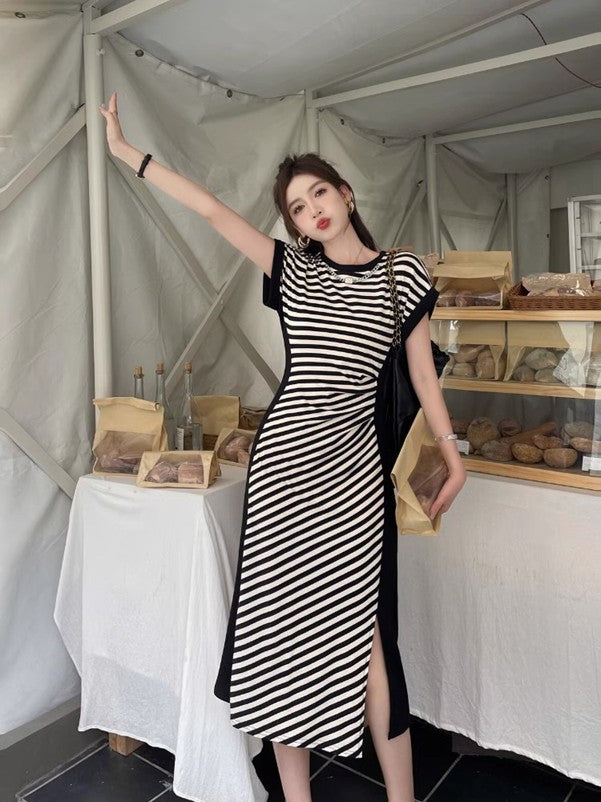 Striped Midi Dress