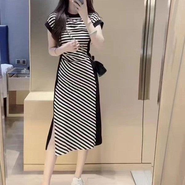 Striped Midi Dress