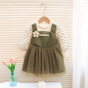 Autumn Bloom Pinafore Dress