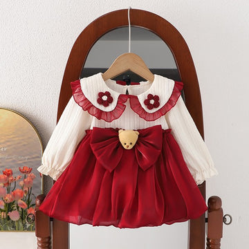Teddy Bear Bow Dress