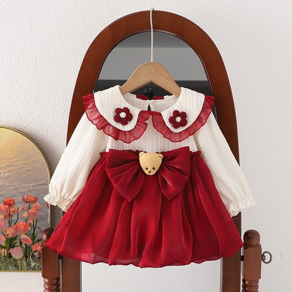 Teddy Bear Bow Dress