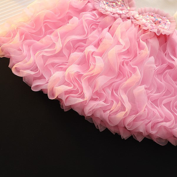 Multi-Layered  Ruffle dress