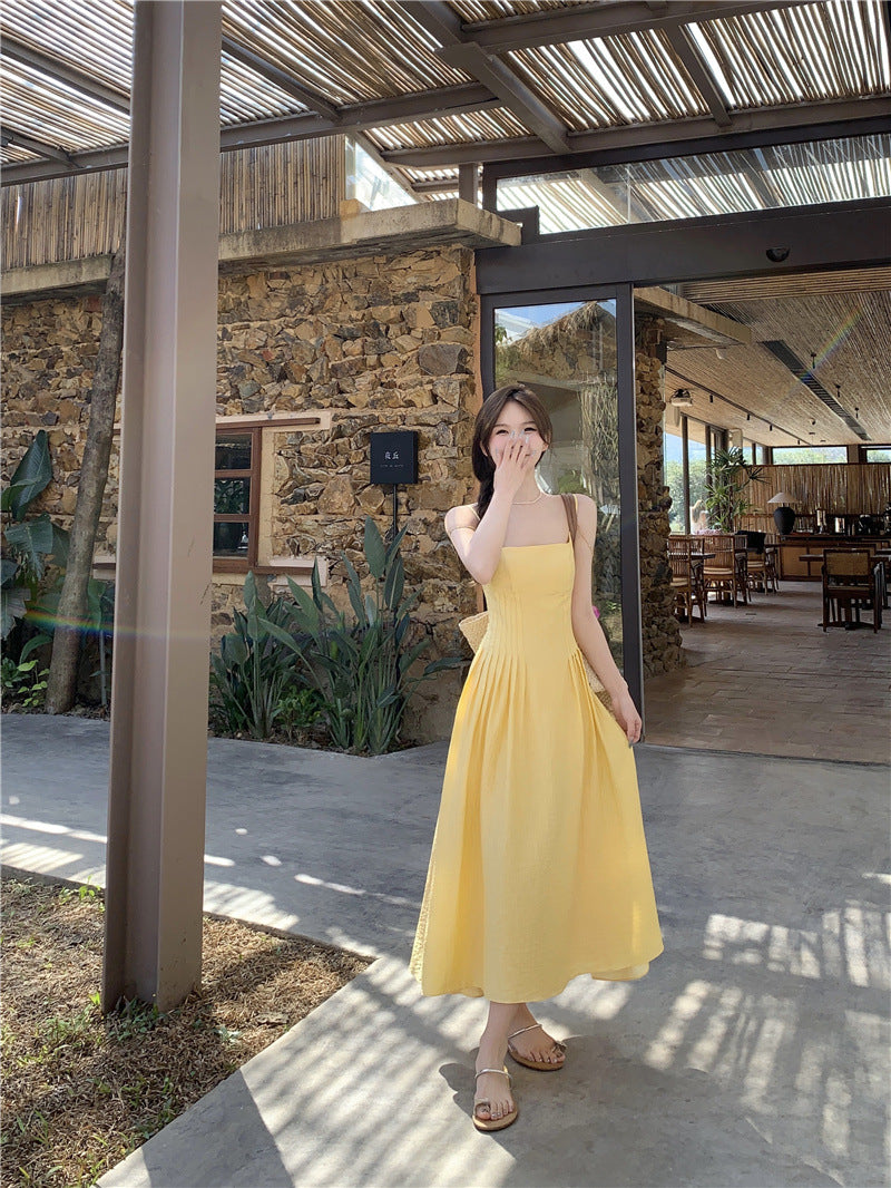 Yellow Elegant Maxi Dress