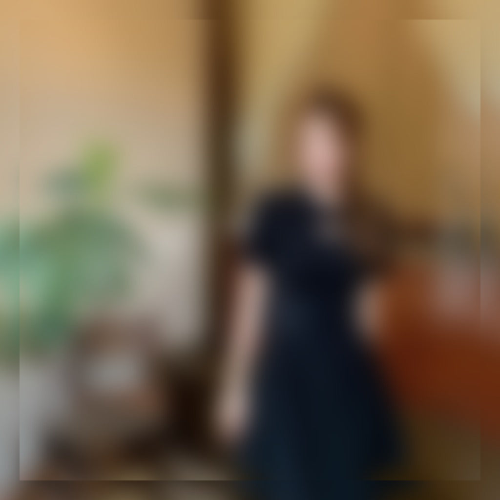 Black Cut-Out Fit & Flare Dress view 4