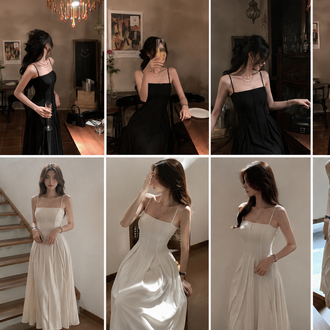 Spaghetti Strap Long Dress