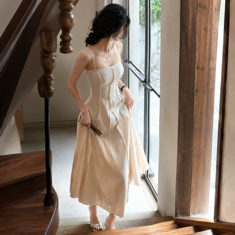 Spaghetti Strap Long Dress