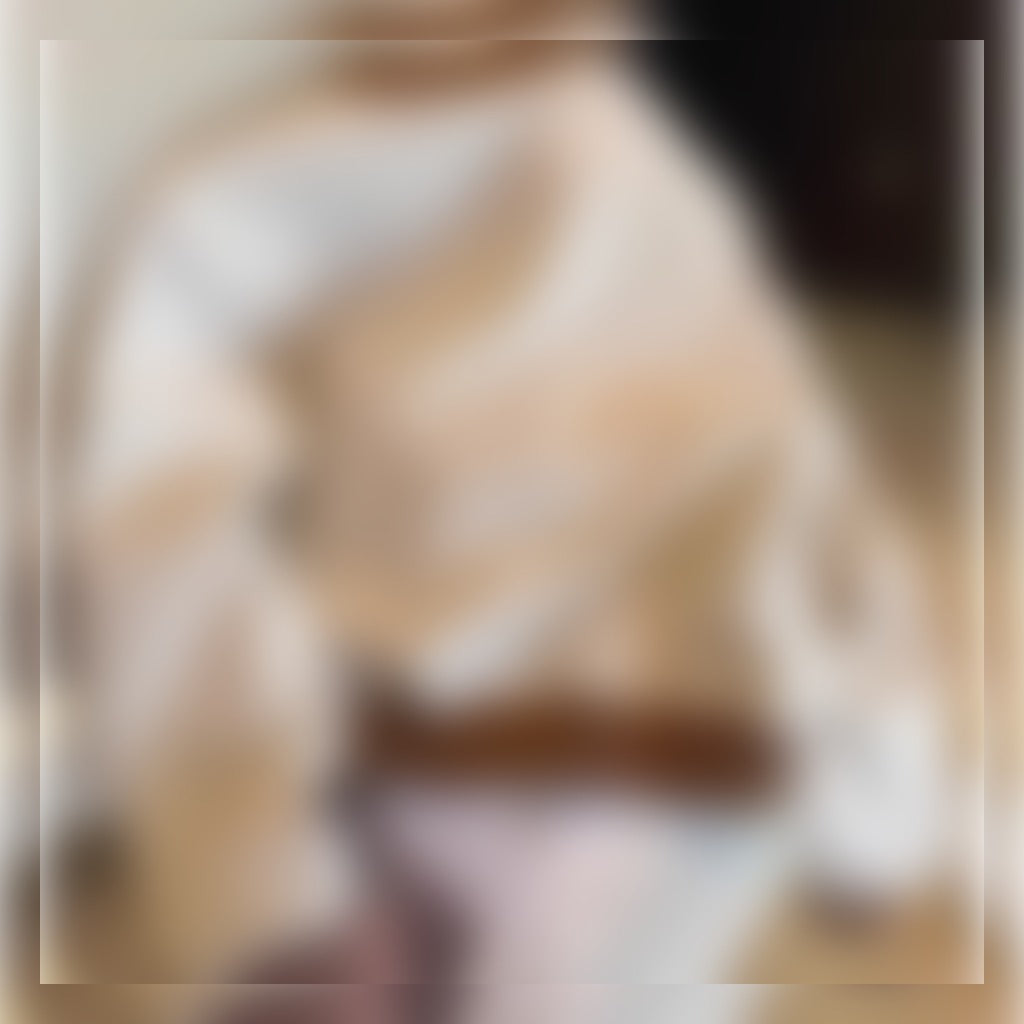 Ivory Mocha Bomber Jacket detail view 2
