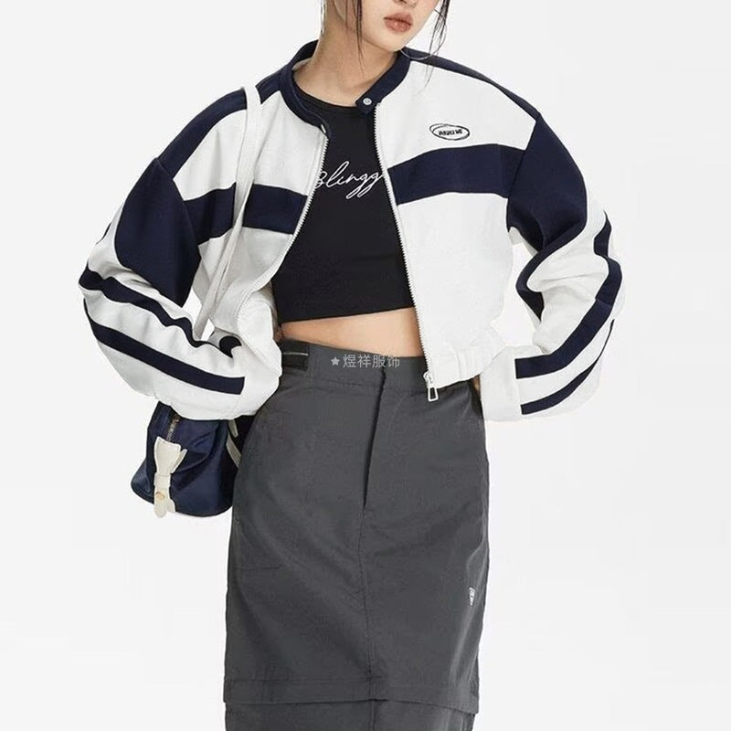 Monochrome Moto Jacket front view