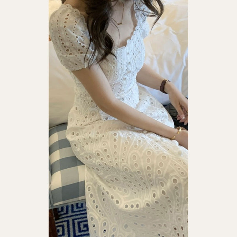 Square Neck Maxi Dress detail view